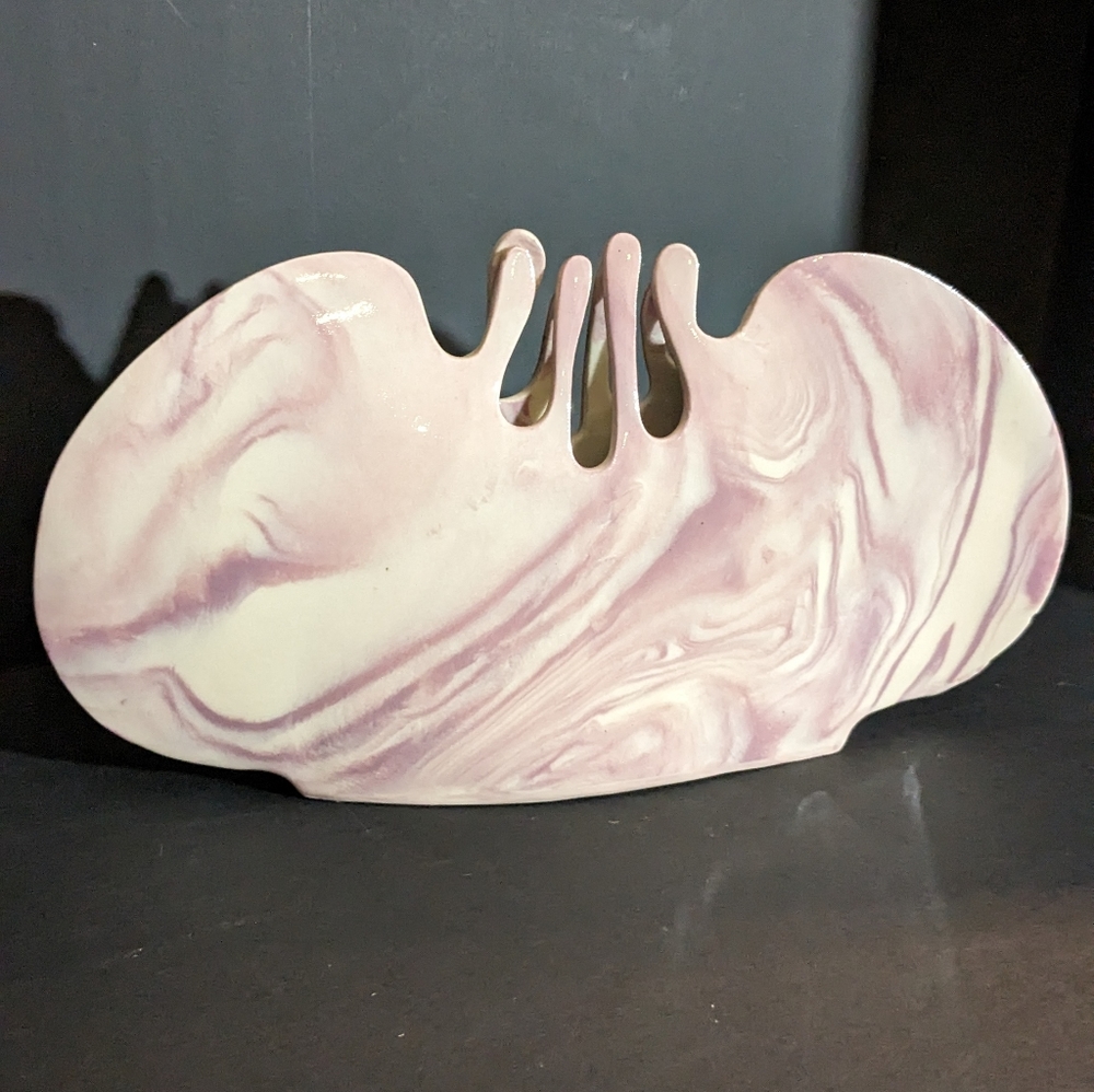 Carolyn Leung Modernist Studio Pottery Slab Vessel New York Artist Vase
